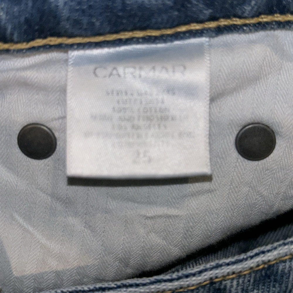 Carmar Jeans- distress bleach denim size 25 - Picture 5 of 5